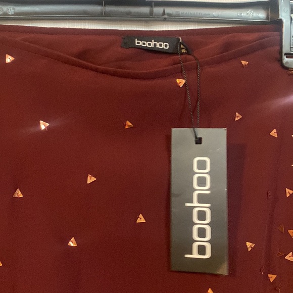 Boohoo Sequin Skirt NWT - Picture 3 of 7